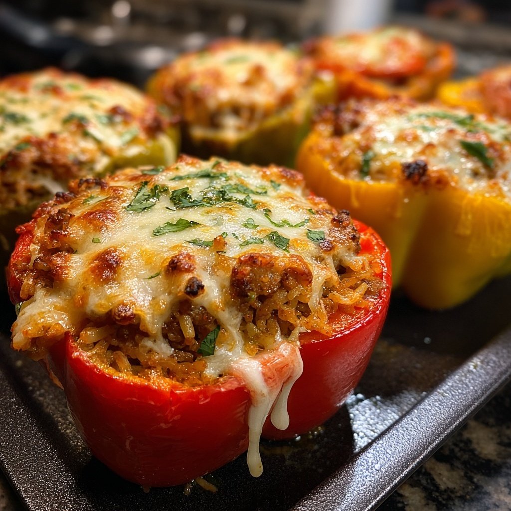 Baked Stuffed Bell Peppers