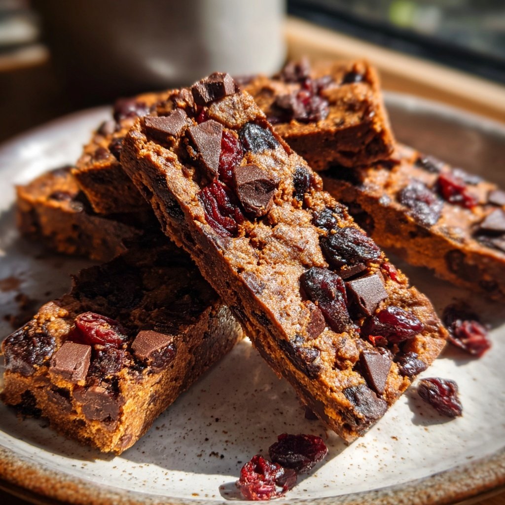 Chocolate Cherry Snack Bars