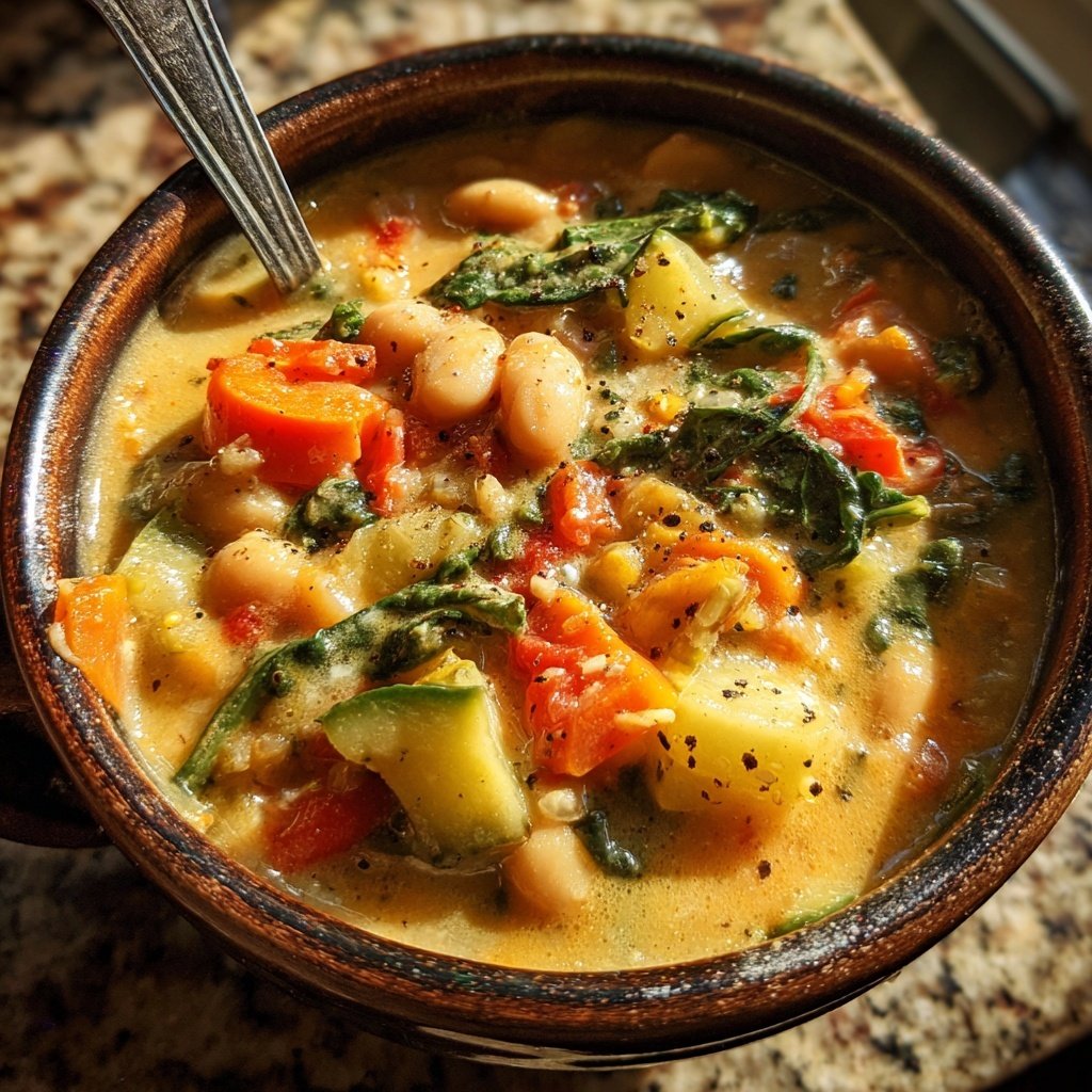 Sunday Creamy White Bean Stew