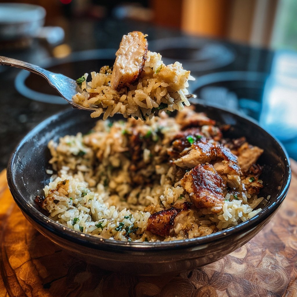 High Protein Chicken Rice Bowl