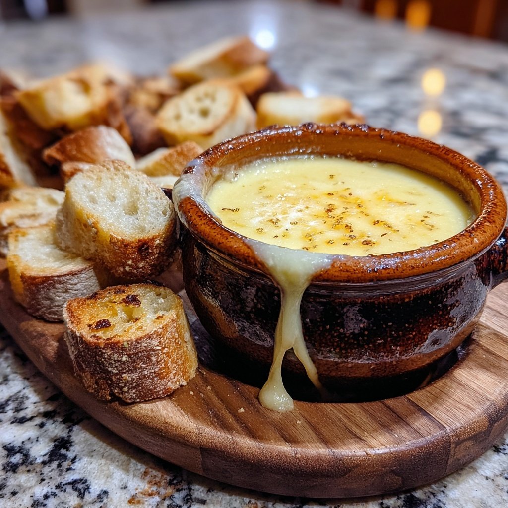 Fondue with Smoked Cheese