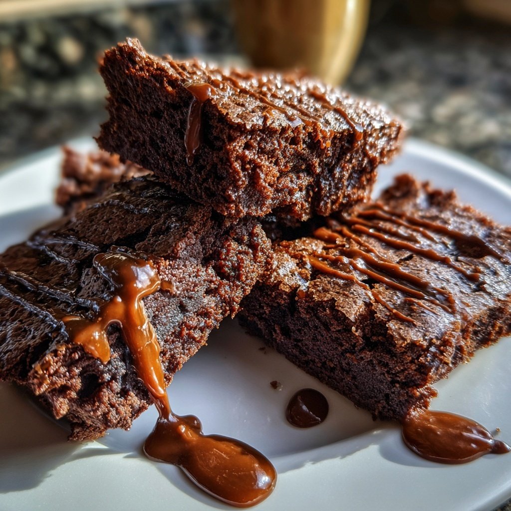 Cottage Cheese Brownies with Hazelnut Spread