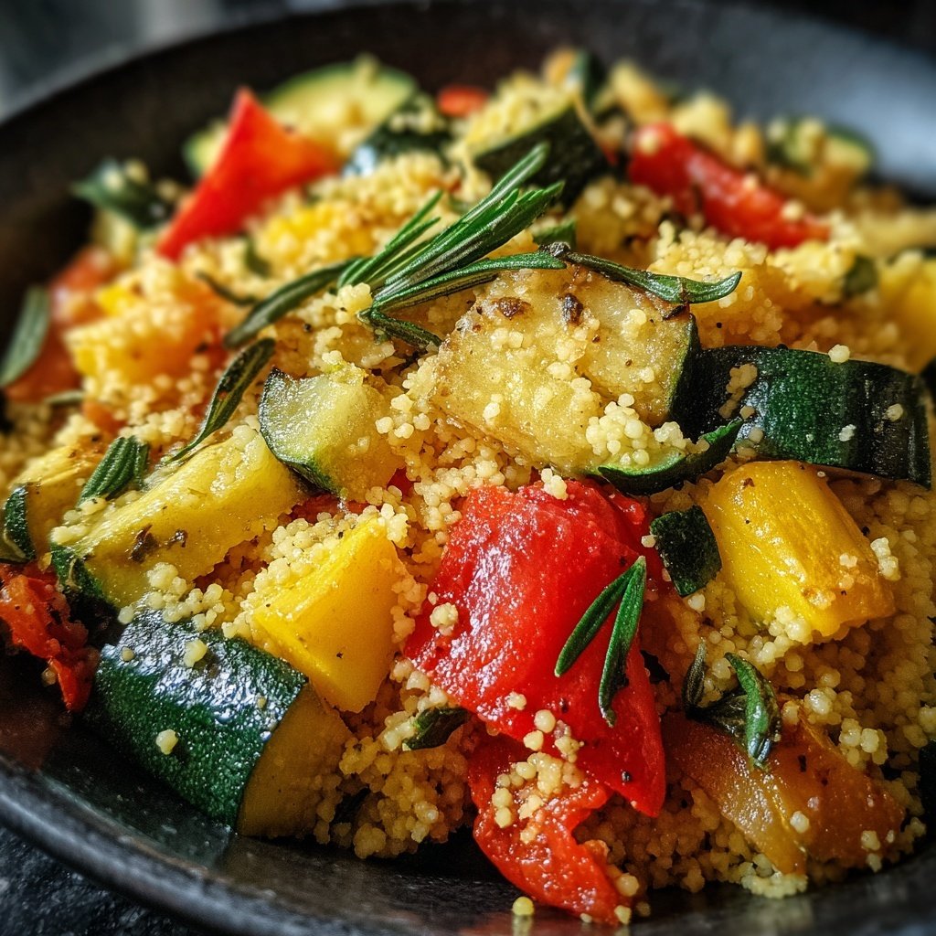 Herb Roasted Veggie Couscous