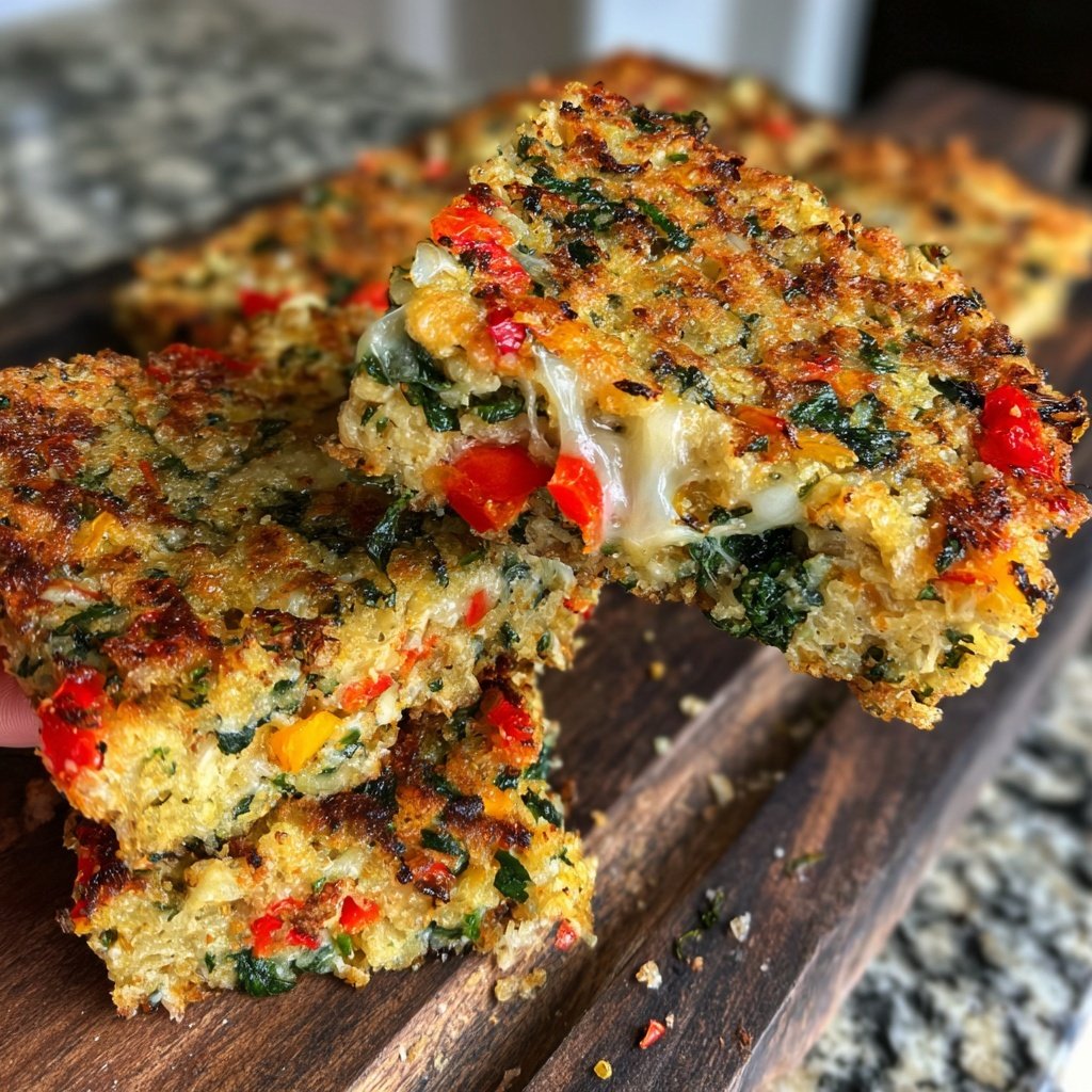 Baked Veggie Rice Cakes