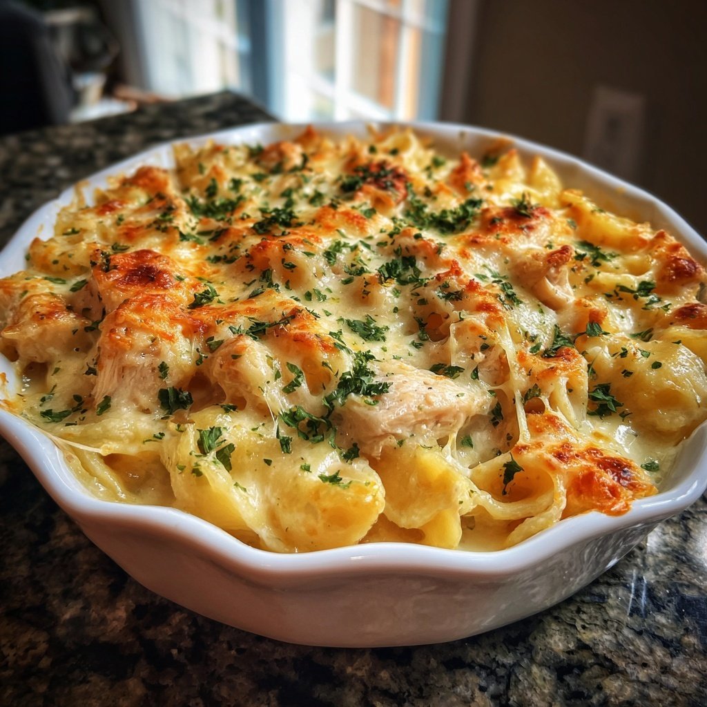 Comfort Food Baked Chicken Pasta
