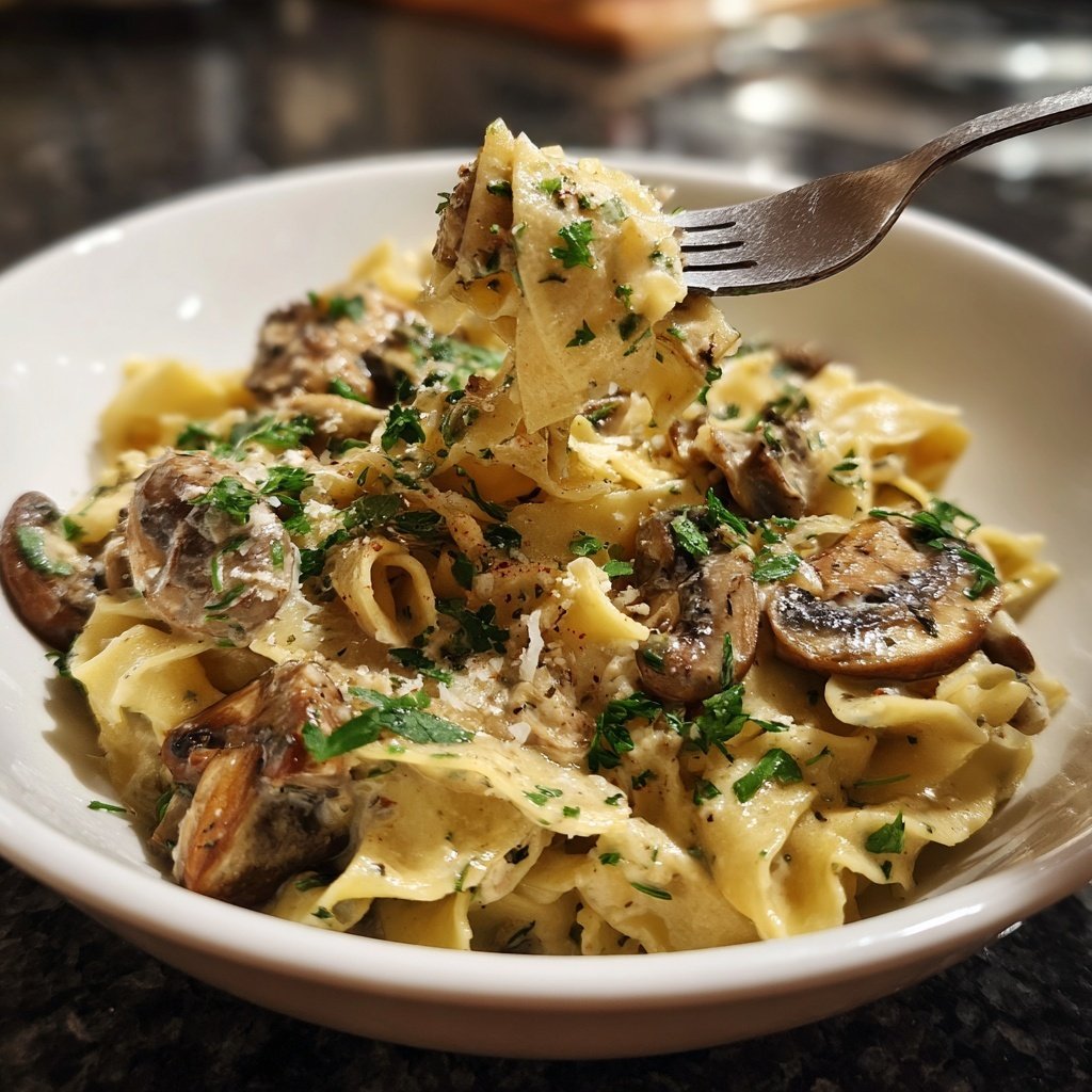 Romantic Mushroom Tagliatelle