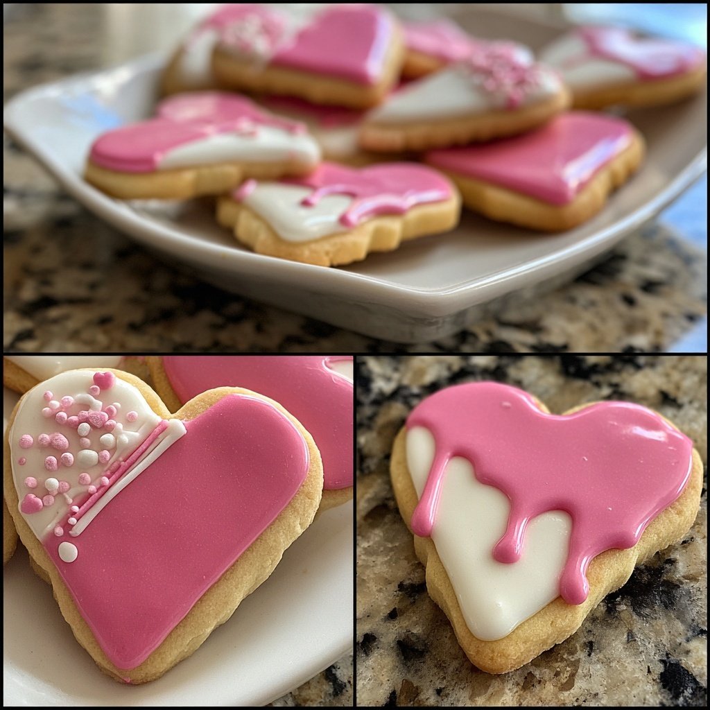 Valentine Butter Cookies with Icing